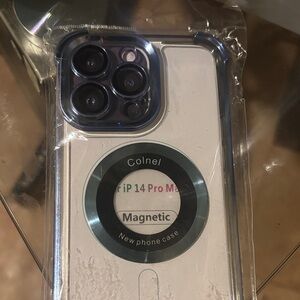 Magnetic Phone Case for iPhone 14 Pro Max - Silver